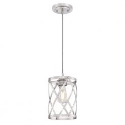 Isadora 1-Light Brushed Nickel Mini Pendant by Westinghouse 8 Isadora 1-Light Brushed Nickel Mini Pendant by Westinghouse -Westinghouse Shop brushed nickel westinghouse pendant lights 6362300 4f 1000