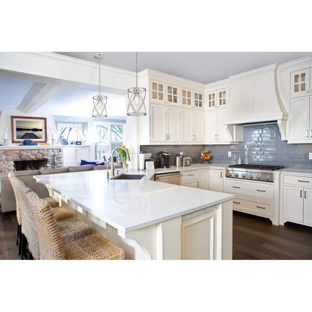 Isadora 1-Light Brushed Nickel Mini Pendant by Westinghouse 2 Isadora 1-Light Brushed Nickel Mini Pendant by Westinghouse - Image 2