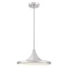 Massie 40-Watt Equivalent Brushed Nickel Integrated LED Pendant by Westinghouse