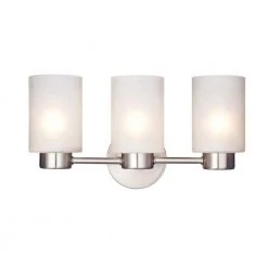Sylvestre 3-Light Brushed Nickel Wall Fixture by Westinghouse