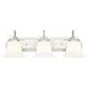 Harwell 3-Light Brushed Nickel Wall Mount Bath Light by Westinghouse