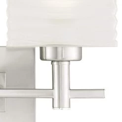 Alexander 2-Light Brushed Nickel Wall Mount Bath Light by Westinghouse -Westinghouse Shop brushed nickel westinghouse vanity lighting 6303900 4f 1000