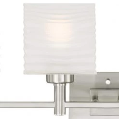 Alexander 4-Light Brushed Nickel Wall Mount Bath Light by Westinghouse -Westinghouse Shop brushed nickel westinghouse vanity lighting 6304100 4f 1000