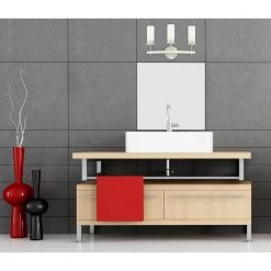 Roswell 3-Light Brushed Nickel Wall Mount Bath Light by Westinghouse -Westinghouse Shop brushed nickel westinghouse vanity lighting 6327100 4f 1000