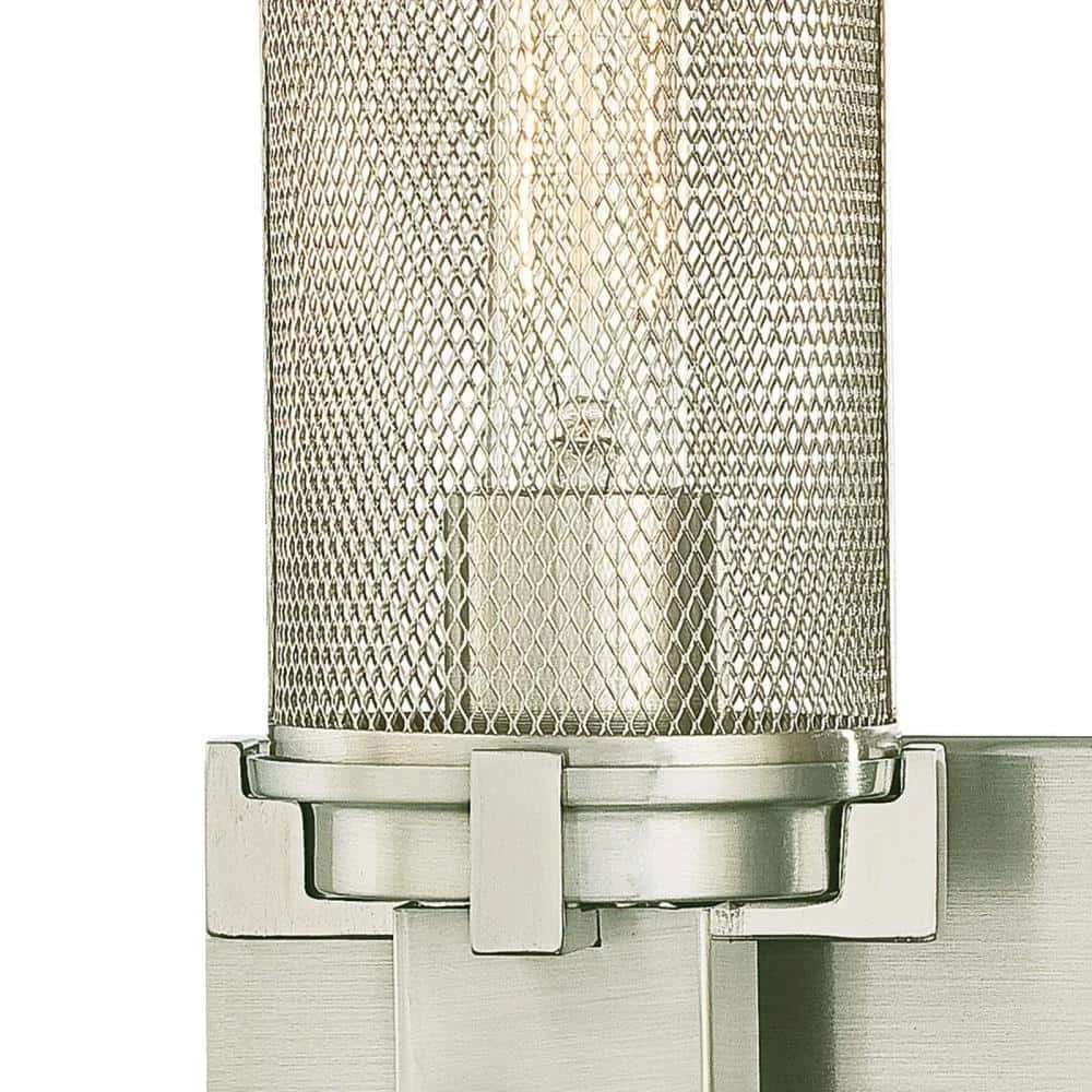 Adler 3-Light Brushed Nickel Wall Mount Bath Light by Westinghouse 2 Adler 3-Light Brushed Nickel Wall Mount Bath Light by Westinghouse - Image 2