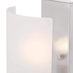Enzo James 1-Light Brushed Nickel Wall Mount Sconce by Westinghouse -Westinghouse Shop brushed nickel westinghouse vanity lighting 6369500 1f 1000