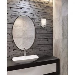 Enzo James 1-Light Brushed Nickel Wall Mount Sconce by Westinghouse -Westinghouse Shop brushed nickel westinghouse vanity lighting 6369500 31 1000