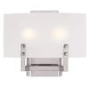 Enzo James 2-Light Brushed Nickel Wall Mount Bath Light by Westinghouse
