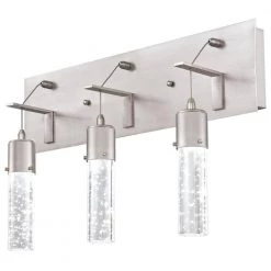 Cava 22-Watt Brushed Nickel Integrated LED Wall Mount Bath Light by Westinghouse 8 Cava 22-Watt Brushed Nickel Integrated LED Wall Mount Bath Light by Westinghouse -Westinghouse Shop brushed nickel westinghouse vanity lighting 6372100 4f 1000