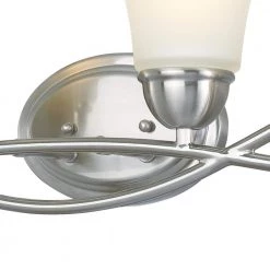 Dunmore 4-Light Brushed Nickel Wall Mount Bath Light by Westinghouse -Westinghouse Shop brushed nickel westinghouse vanity lighting 6573700 44 1000