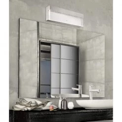 Cava II 20-Watt Brushed Nickel Integrated LED Wall Mount Sconce by Westinghouse -Westinghouse Shop brushed nickel westinghouse vanity lighting 6576700 31 1000