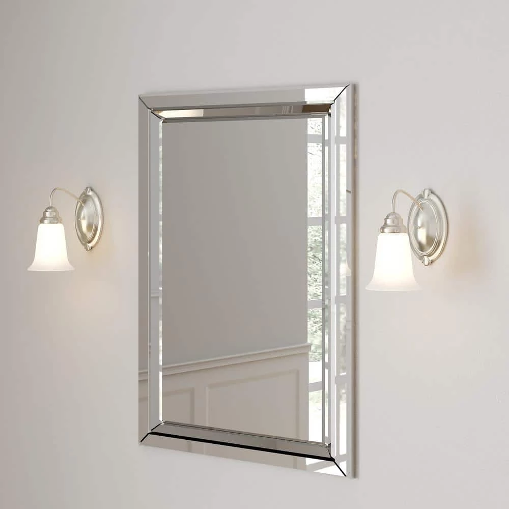 1-Light Brushed Nickel Interior Wall Fixture with White Opal Glass by Westinghouse 2 1-Light Brushed Nickel Interior Wall Fixture with White Opal Glass by Westinghouse - Image 2