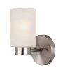Sylvestre 1-Light Brushed Nickel Wall Fixture by Westinghouse
