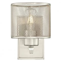 Morrison 1-Light Brushed Nickel Wall Mount Sconce by Westinghouse -Westinghouse Shop brushed nickel westinghouse wall sconces 6327800 1d 1000