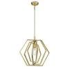 Holly 1-Light Champagne Brass Pendant by Westinghouse