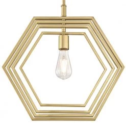 Holly 1-Light Champagne Brass Pendant by Westinghouse 6 Holly 1-Light Champagne Brass Pendant by Westinghouse -Westinghouse Shop champagne brass westinghouse chandeliers 6351200 c3 1000