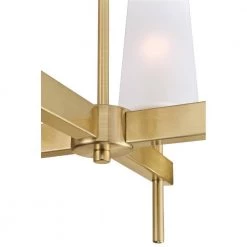Chaddsford 6-Light Champagne Brass Chandelier with Frosted Glass Shades by Westinghouse -Westinghouse Shop champagne brass westinghouse chandeliers 6352700 4f 1000