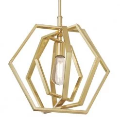 Holly 1-Light Champagne Brass Pendant by Westinghouse -Westinghouse Shop champagne brass westinghouse chandeliers 6369700 c3 1000