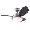 Wengue 30 in. Integrated LED Chrome Ceiling Fan with Light Kit by Westinghouse