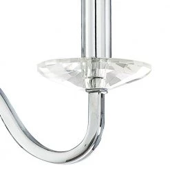 Versailles 3-Light Chrome with Clear Glass Accents Chandelier by Westinghouse -Westinghouse Shop chrome westinghouse chandeliers 6332000 44 1000