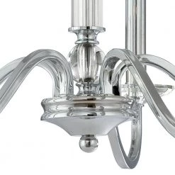 Versailles 5-Light Chrome with Clear Glass Accents Chandelier by Westinghouse -Westinghouse Shop chrome westinghouse chandeliers 6334200 44 1000