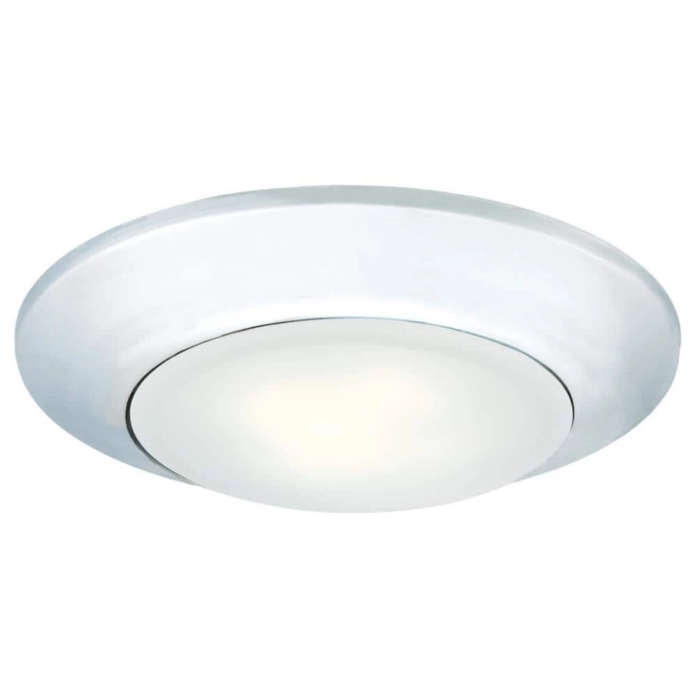 12-Watt Chrome Indoor/Outdoor Integrated LED Flush Mount by Westinghouse 1 12-Watt Chrome Indoor/Outdoor Integrated LED Flush Mount by Westinghouse