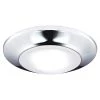 12-Watt Chrome Indoor/Outdoor Integrated LED Flush Mount by Westinghouse