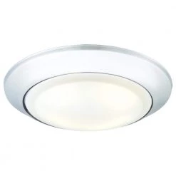 Westinghouse Lighting 75-Watt Chrome 4000K Indoor/Outdoor Integrated Dimmable LED Flushmount