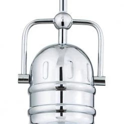 Boswell 1-Light Chrome LED Mini Pendant with Frosted Prismatic Acrylic Lens by Westinghouse -Westinghouse Shop chrome westinghouse pendant lights 63083a 1f 1000