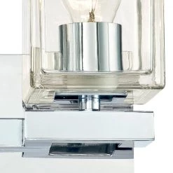 Nyle 2-Light Chrome Wall Mount Bath Light by Westinghouse -Westinghouse Shop chrome westinghouse vanity lighting 6334400 1f 1000