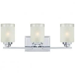 Hansen 3-Light Chrome Wall Fixture by Westinghouse