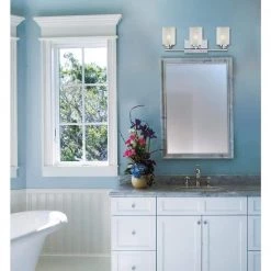 Hansen 3-Light Chrome Wall Fixture by Westinghouse -Westinghouse Shop chrome westinghouse vanity lighting 63438b 31 1000