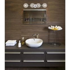 Zaffron 4-Light Chrome Wall Mount Bath Light by Westinghouse -Westinghouse Shop chrome westinghouse vanity lighting 6356200 31 1000