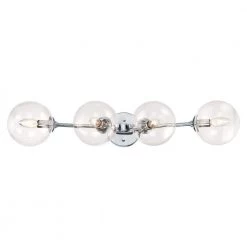 Zaffron 4-Light Chrome Wall Mount Bath Light by Westinghouse