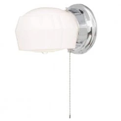 1-Light Chrome Interior Wall Fixture by Westinghouse -Westinghouse Shop chrome westinghouse wall sconces 6640200 1d 1000