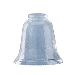 Default 18 4-5/8 in. Hand-Blown Clear Seeded Bell Shade with 2-1/4 in. Fitter and 5 in. Width by Westinghouse
