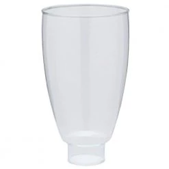 6-1/2 in. Handblown Clear Williamsburg-Style Shade with 1-5/8 in. Fitter and 3-3/4 in. Width by Westinghouse