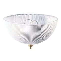 4-3/4 in. Acrylic Prismatic Dome Clip-On Shade with 8 in. Width by Westinghouse