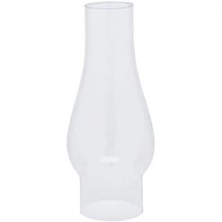 8-1/2 in. Handblown Clear Chimney with 2-5/8 in. Fitter and 3-5/8 in. Bulge by Westinghouse