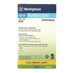 45W Equivalent Cool Bright PAR16 Dimmable LED Flood Light Bulb by Westinghouse -Westinghouse Shop clear westinghouse led light bulbs 3306700 fa 1000