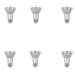 50W Equivalent Cool White PAR20 Dimmable LED Flood Light Bulb (6 Pack) by Westinghouse
