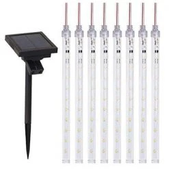 Outdoor 19 ft. Solar Rain Drop Novelty Bulb LED String Light (8-Light Count) by Westinghouse -Westinghouse Shop clear westinghouse string lights sr25st01a 00 44 1000