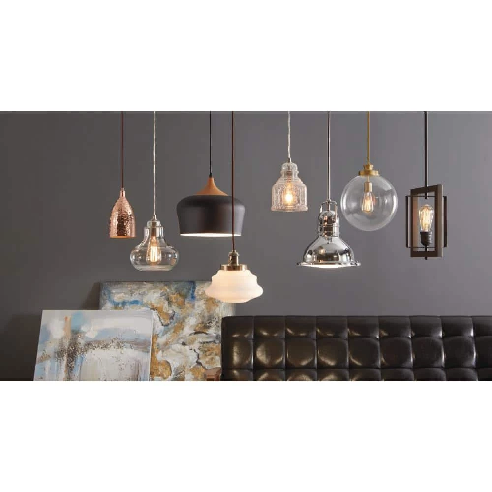 1-Light Hammered Copper Mini Pendant by Westinghouse 5 1-Light Hammered Copper Mini Pendant by Westinghouse - Image 5