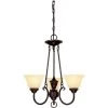 Elena 3-Light Dark Bronze Chandelier by Westinghouse