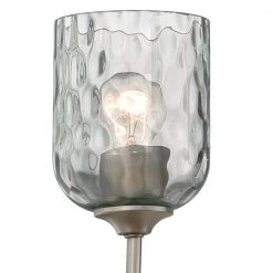 Basset 6-Light Dark Pewter Chandelier with Smoke Grey Hammered Glass Shades by Westinghouse -Westinghouse Shop dark pewter westinghouse chandeliers 6326300 c3 1000