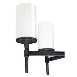 Courtfield 5-Light Distressed Aluminum Chandelier with White Opal Glass Shades by Westinghouse 9 Courtfield 5-Light Distressed Aluminum Chandelier with White Opal Glass Shades by Westinghouse -Westinghouse Shop distressed aluminum westinghouse chandeliers 6324700 1f 1000