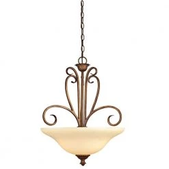 Regal Springs 3-Light Ebony Gold Pendant by Westinghouse