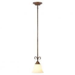 Regal Springs 1-Light Ebony Gold Pendant by Westinghouse