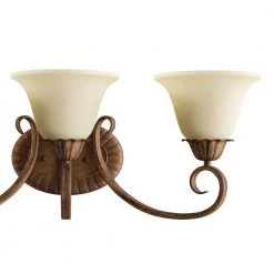 Regal Springs 3-Light Ebony Gold Wall Fixture by Westinghouse 11 Regal Springs 3-Light Ebony Gold Wall Fixture by Westinghouse -Westinghouse Shop ebony gold westinghouse vanity lighting 6221300 1d 1000