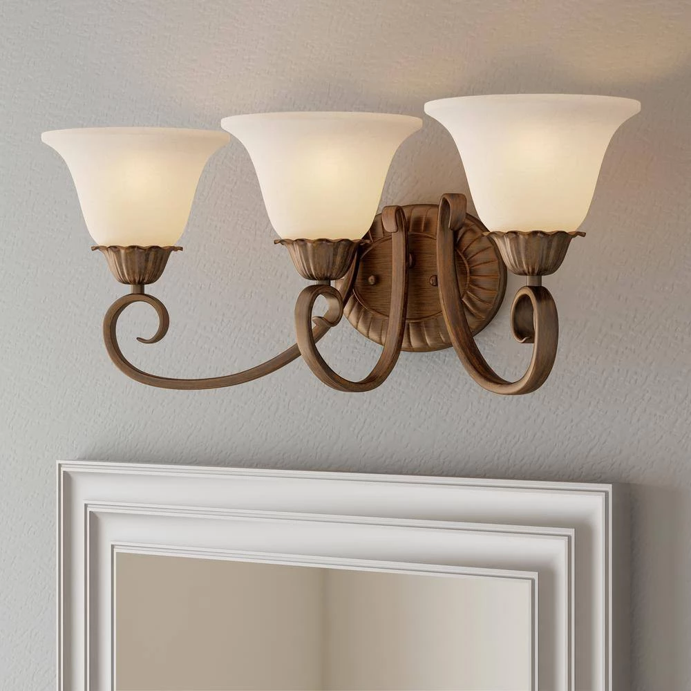 Regal Springs 3-Light Ebony Gold Wall Fixture by Westinghouse 3 Regal Springs 3-Light Ebony Gold Wall Fixture by Westinghouse - Image 3